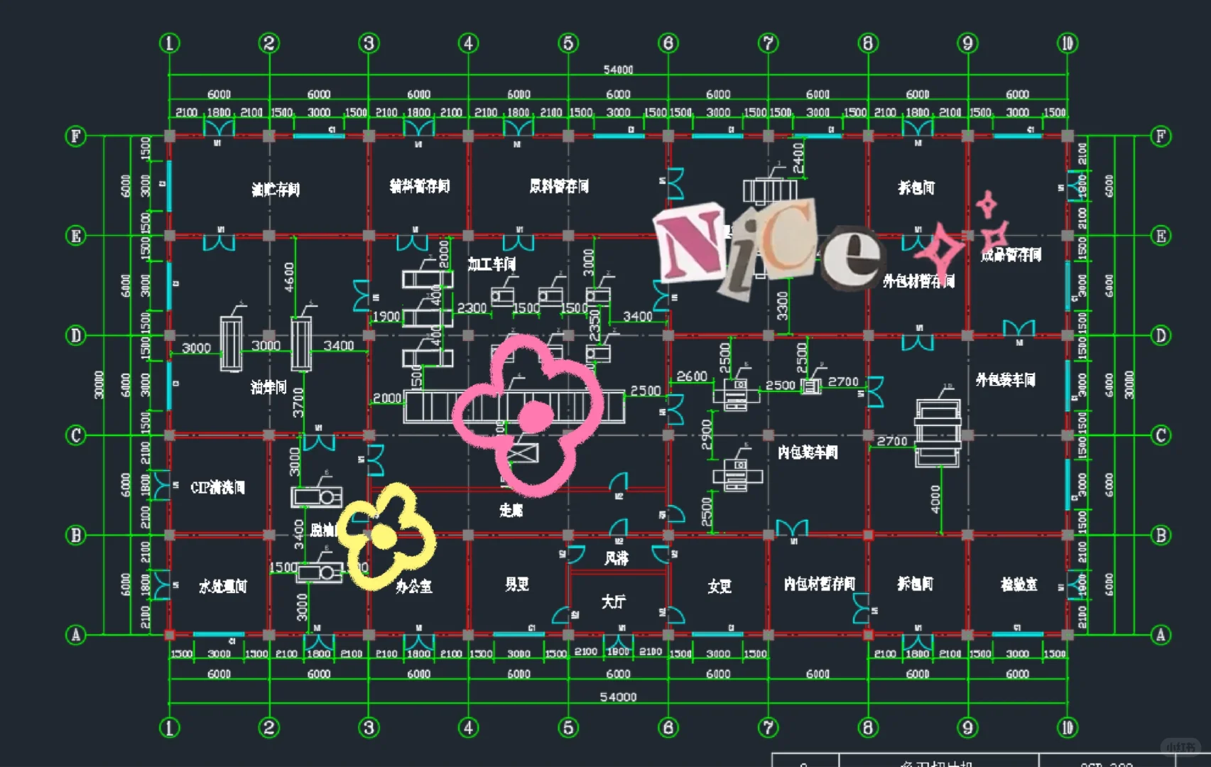 食品工厂设计CAD