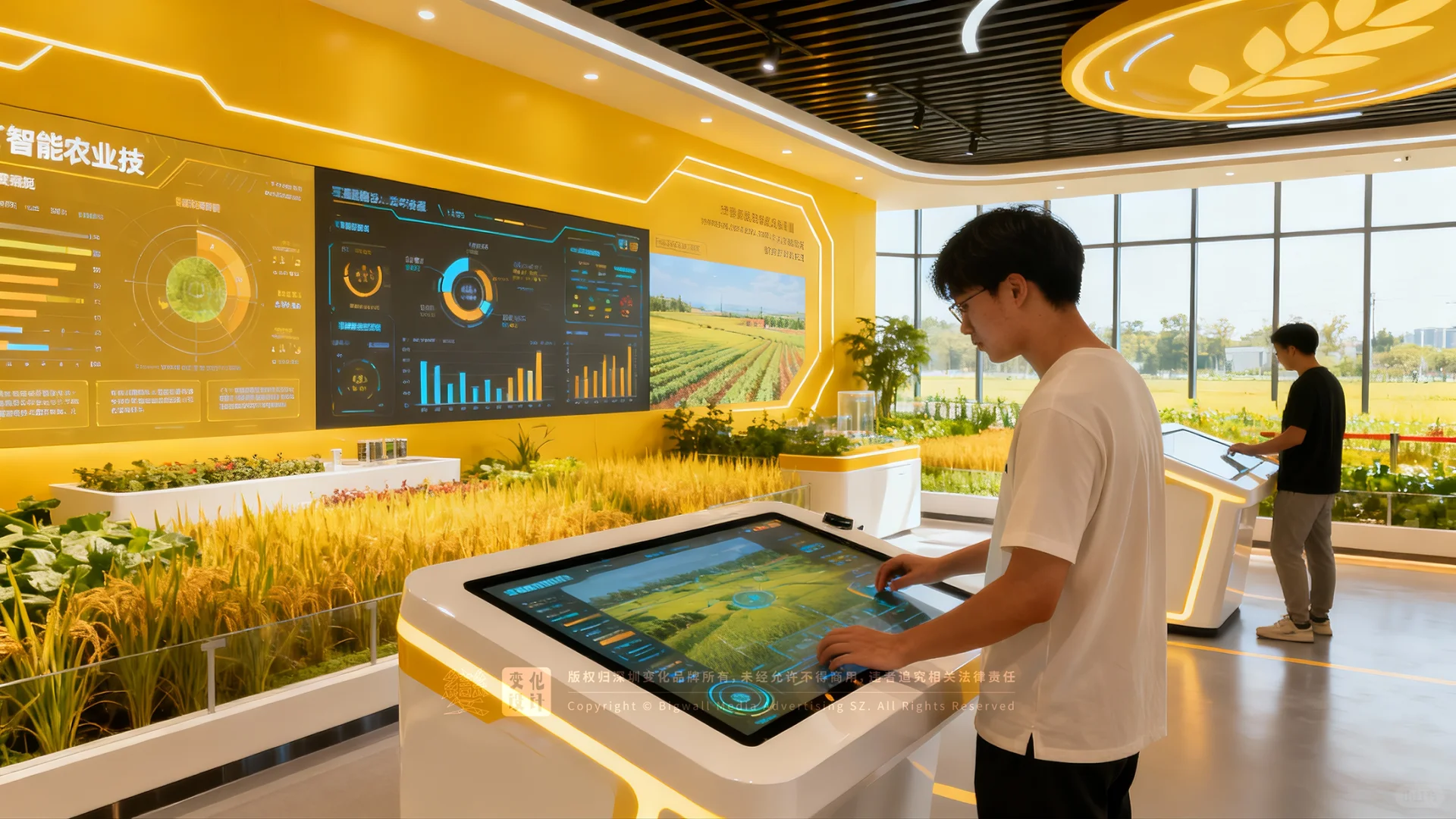 原创展厅设计案例｜智能农业科技中心展厅