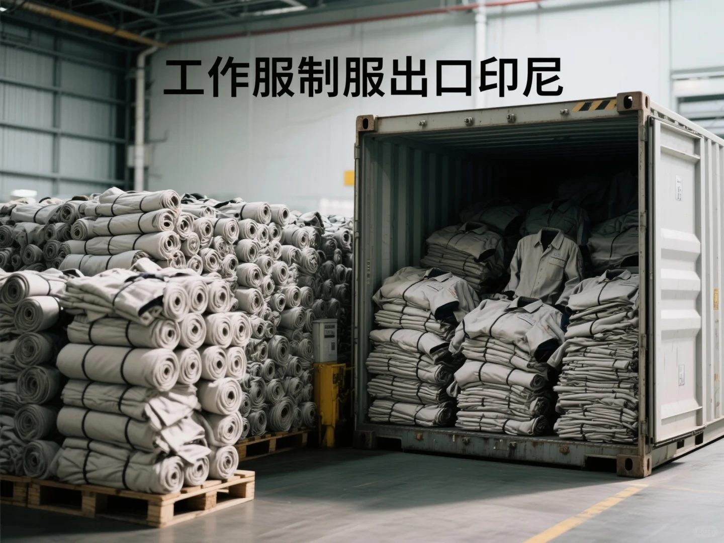工作服与制服出口印尼｜专业形象的批量交付