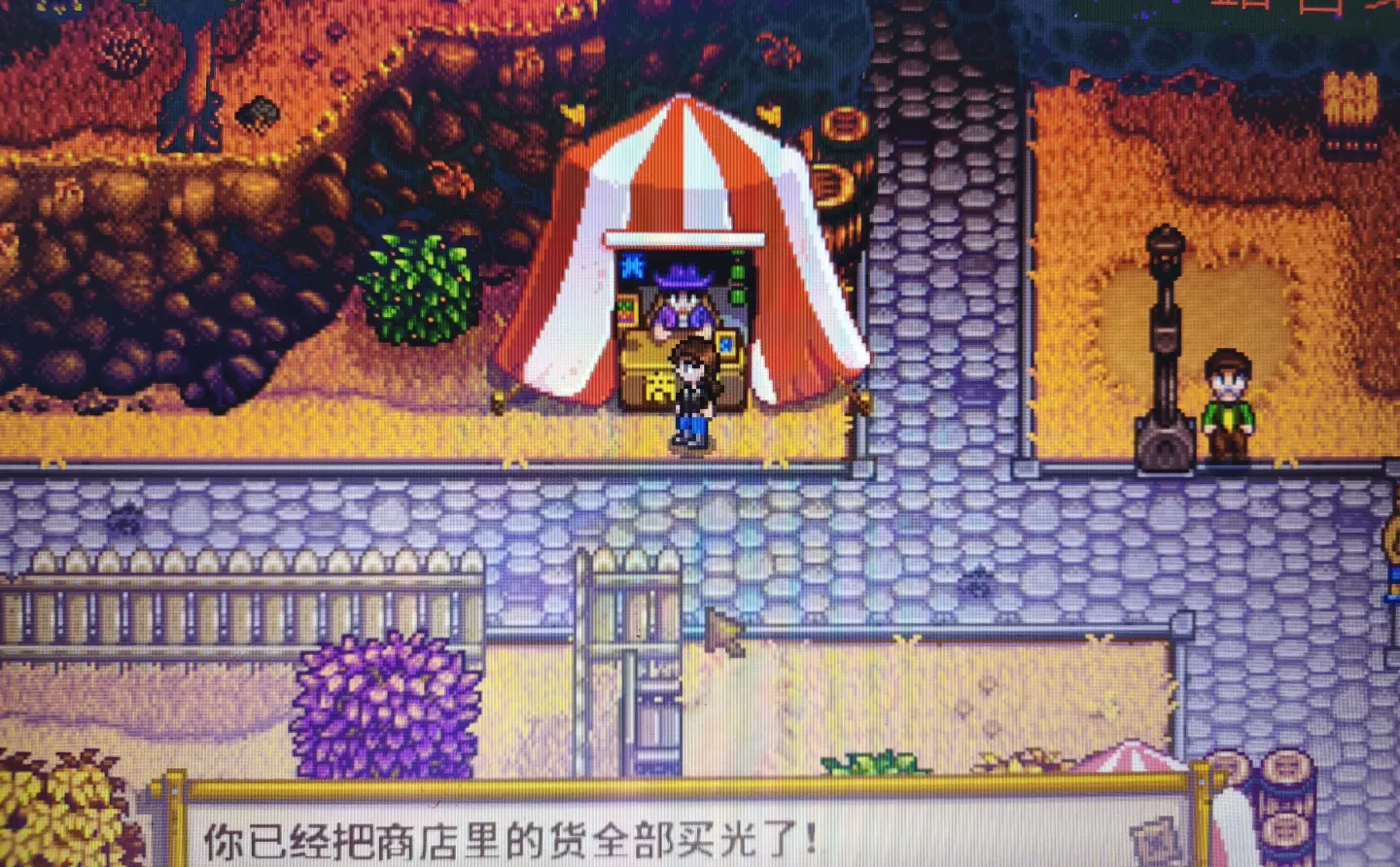 我能在展览会上玩一天！