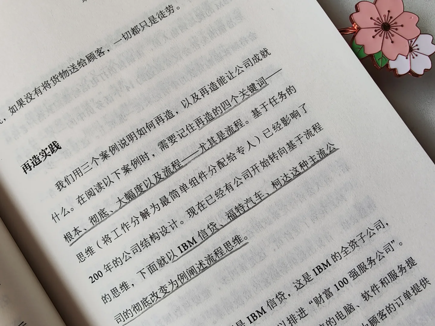 这本书让我意识到，企业再造才是真正的变革