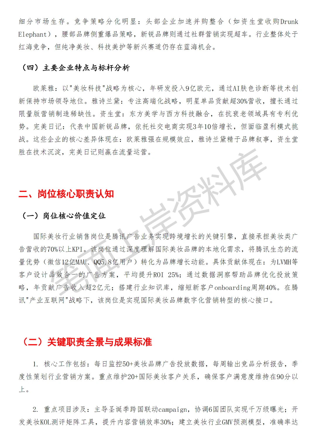 腾讯广告国际美妆行业销售