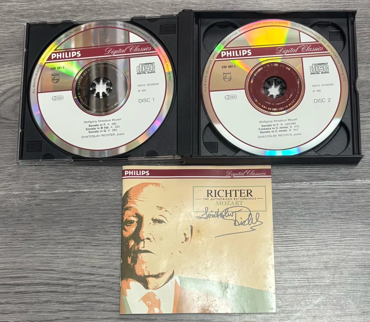 里赫特授权飞利浦公司录音21CD限量编号版