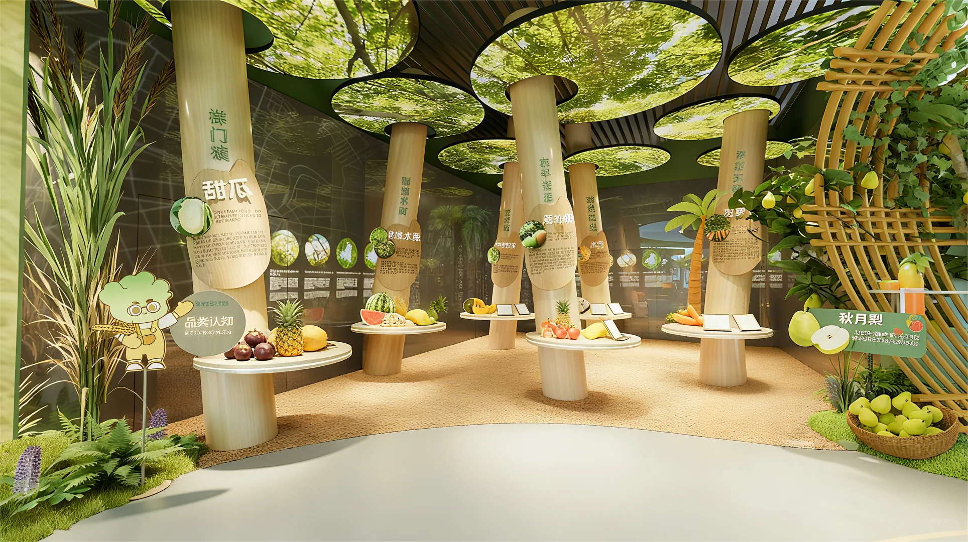 谁懂这个农业展厅的惊艳程度～?