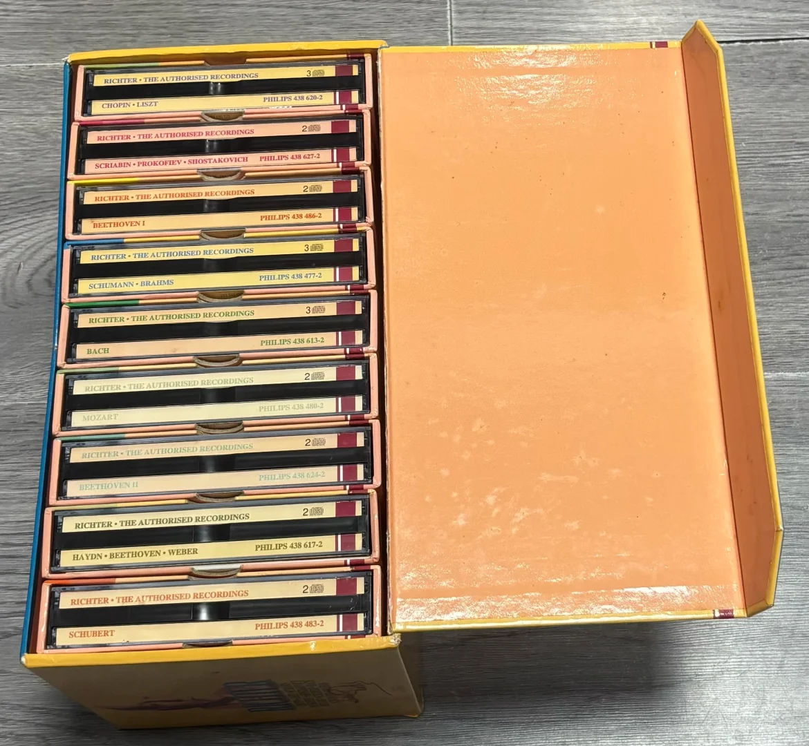 里赫特授权飞利浦公司录音21CD限量编号版