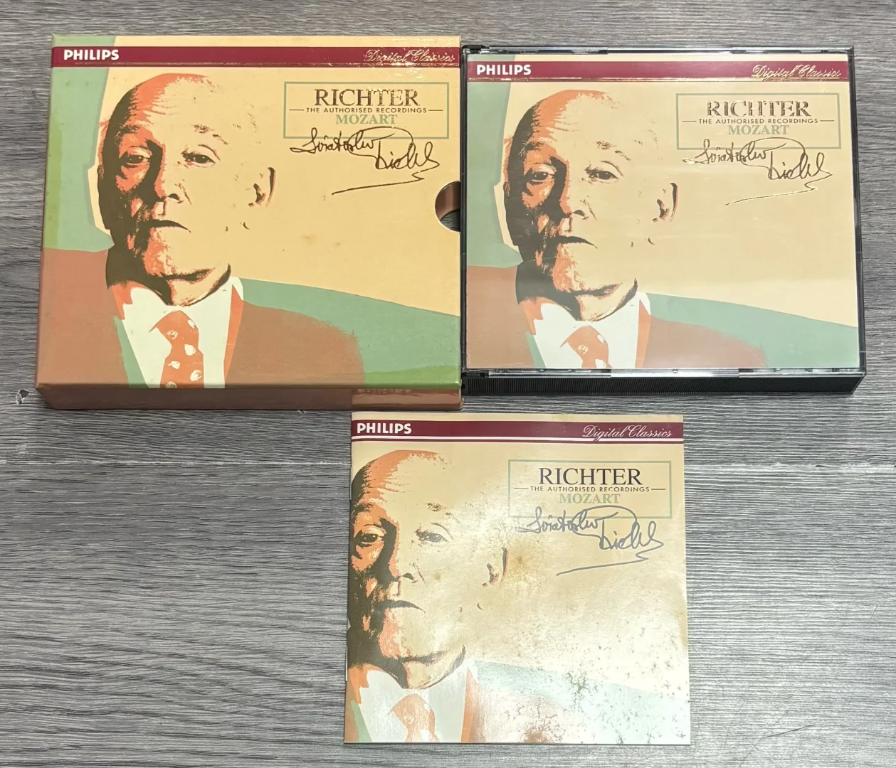 里赫特授权飞利浦公司录音21CD限量编号版