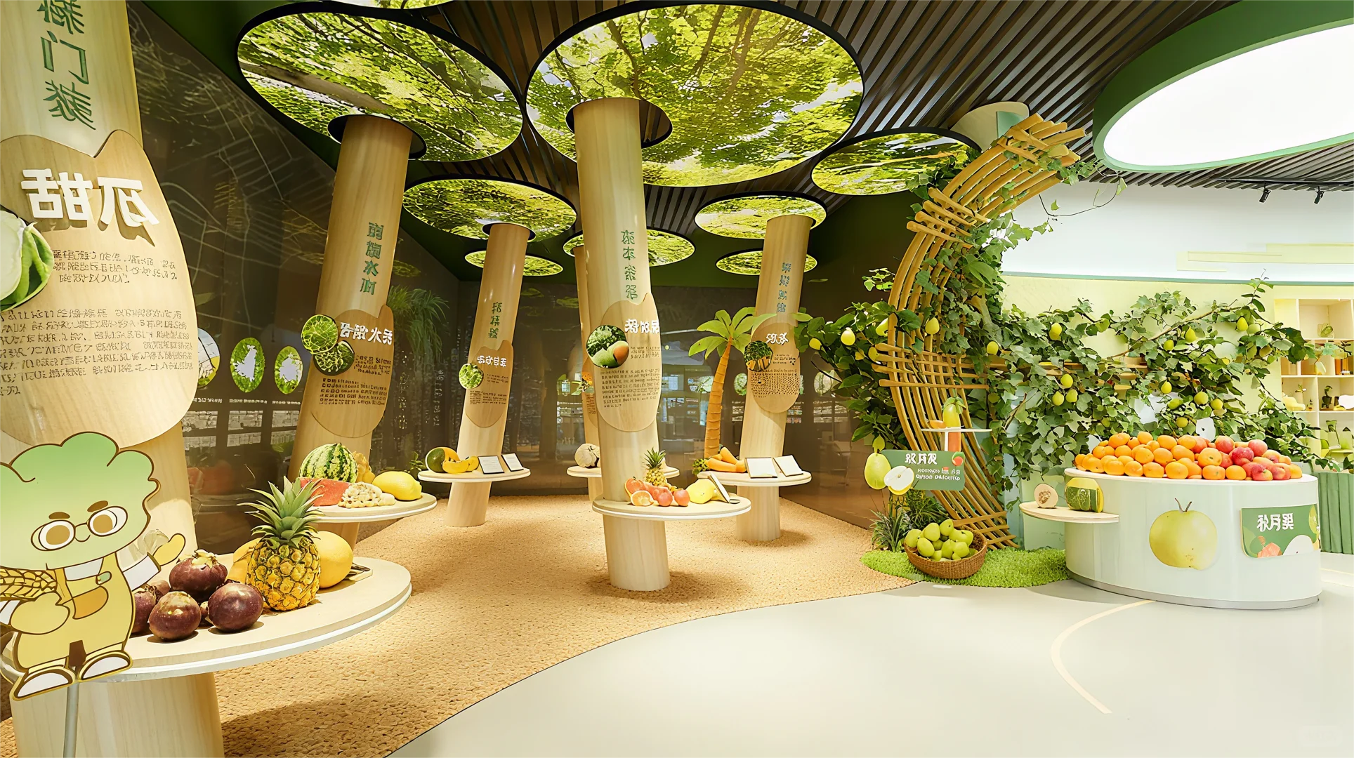 谁懂这个农业展厅的惊艳程度～?