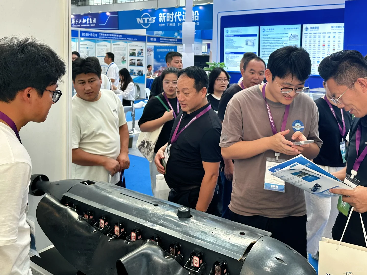 ?直击现场！水下航行器亮相南通海工展！