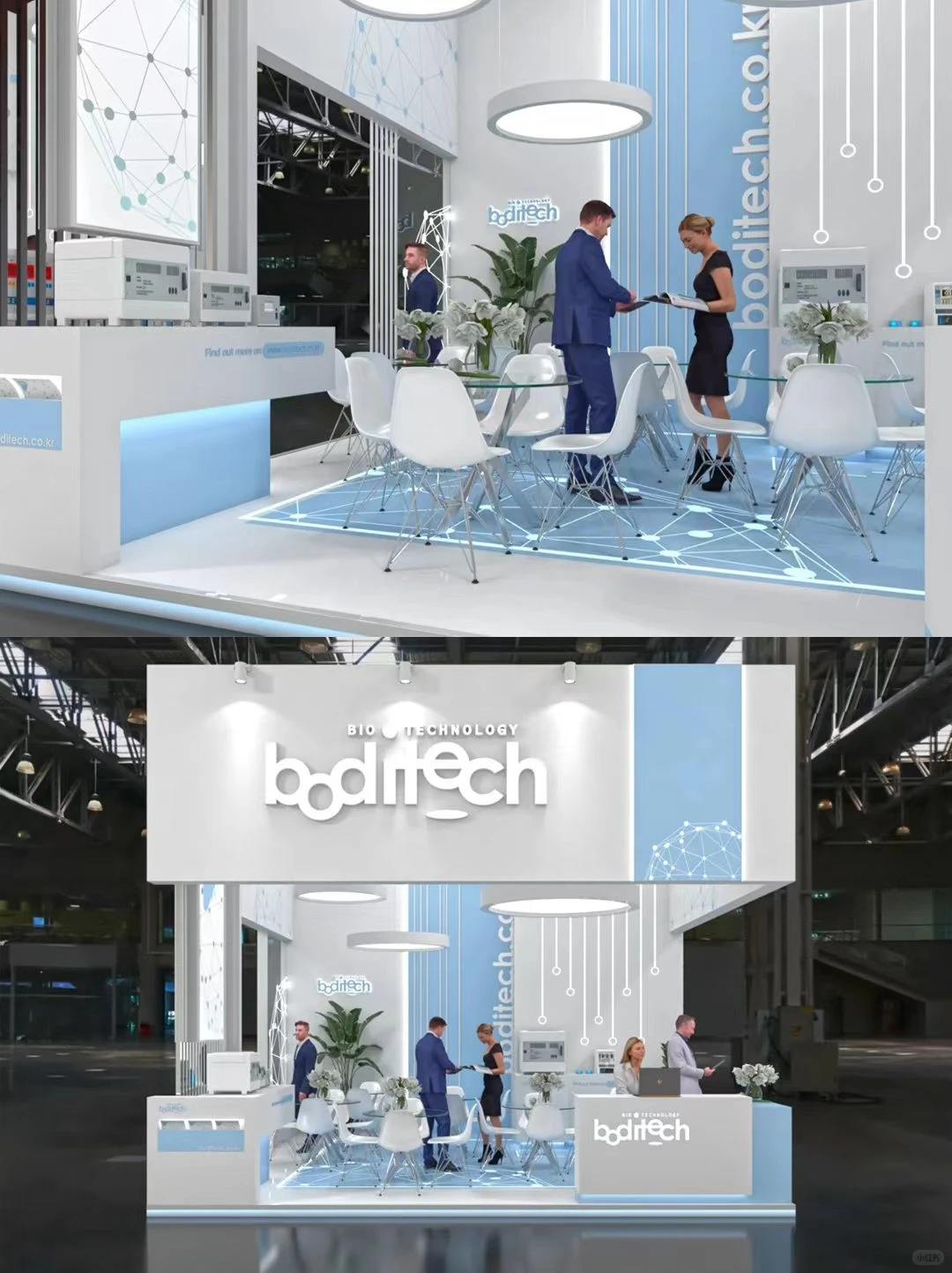 展位展厅设计效果 科技工业展览会⚙️