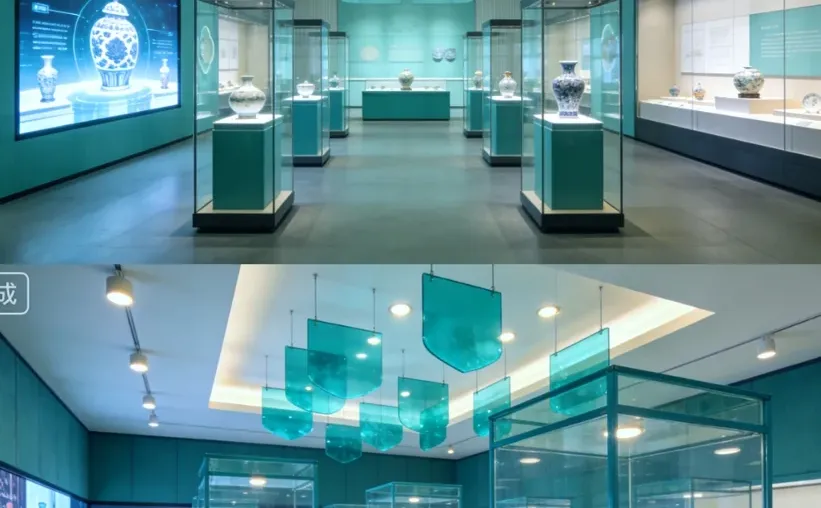 陶瓷文化展览·展览设计 | 主题展厅展示