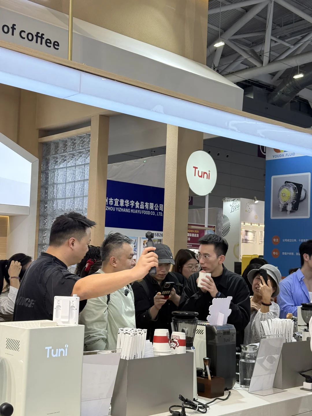 在深圳咖啡展❗️终于喝上亲手做的咖啡啦☕️