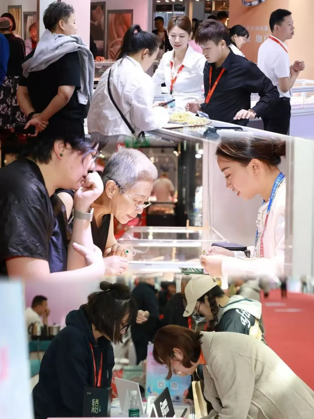 免费参观！珠宝展居然能免费DIY水晶手串✨