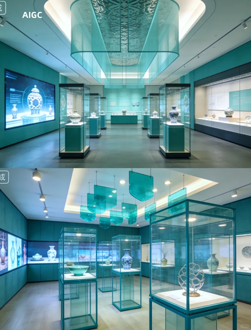 陶瓷文化展览·展览设计 | 主题展厅展示