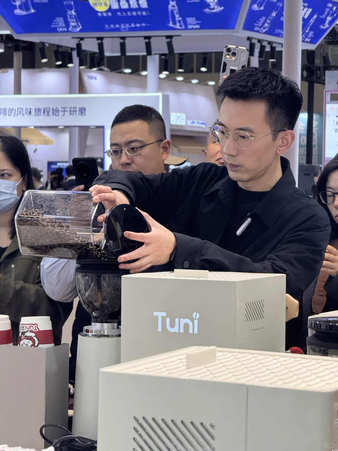 在深圳咖啡展❗️终于喝上亲手做的咖啡啦☕️