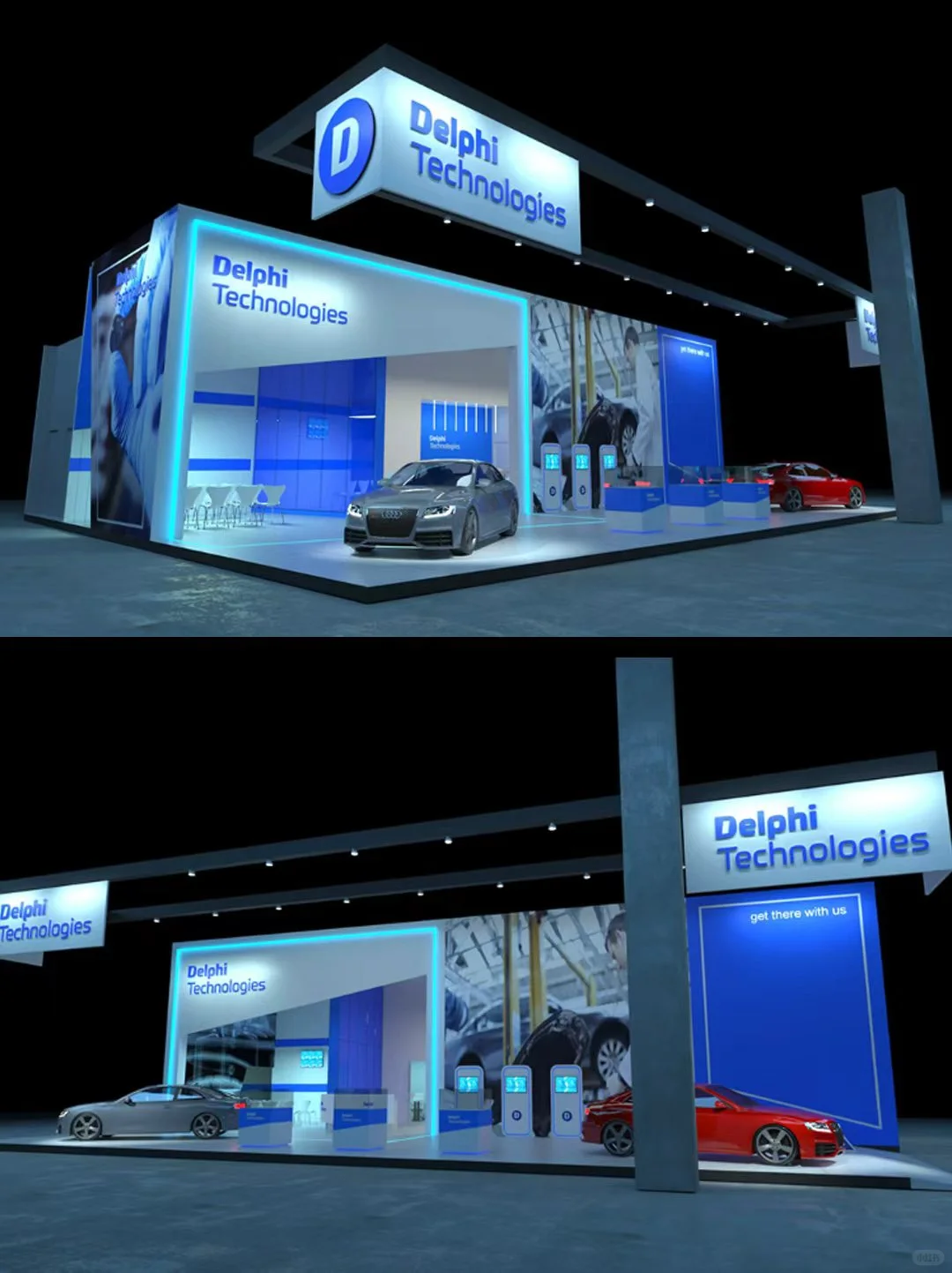 工业汽车会展展台 科技感满满?
