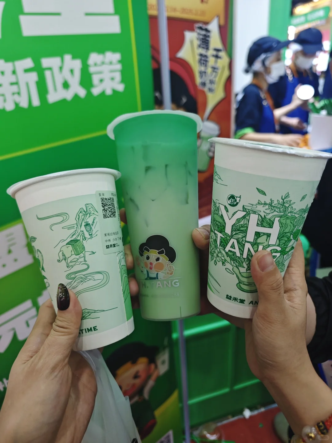 第三年逛加盟展经济果然不景气啊