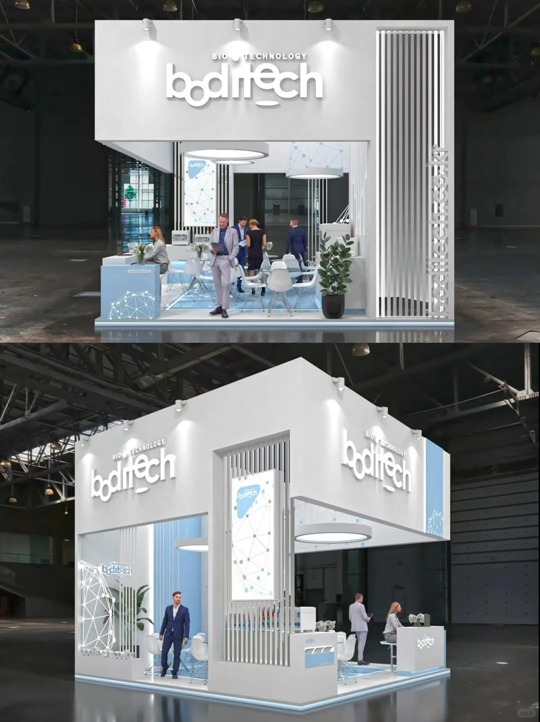 展位展厅设计效果 科技工业展览会⚙️