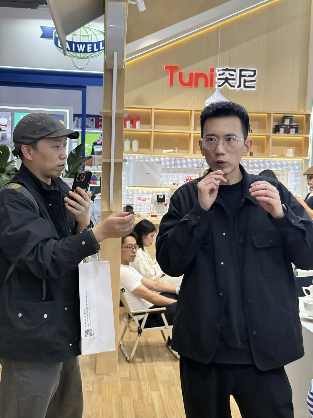 在深圳咖啡展❗️终于喝上亲手做的咖啡啦☕️