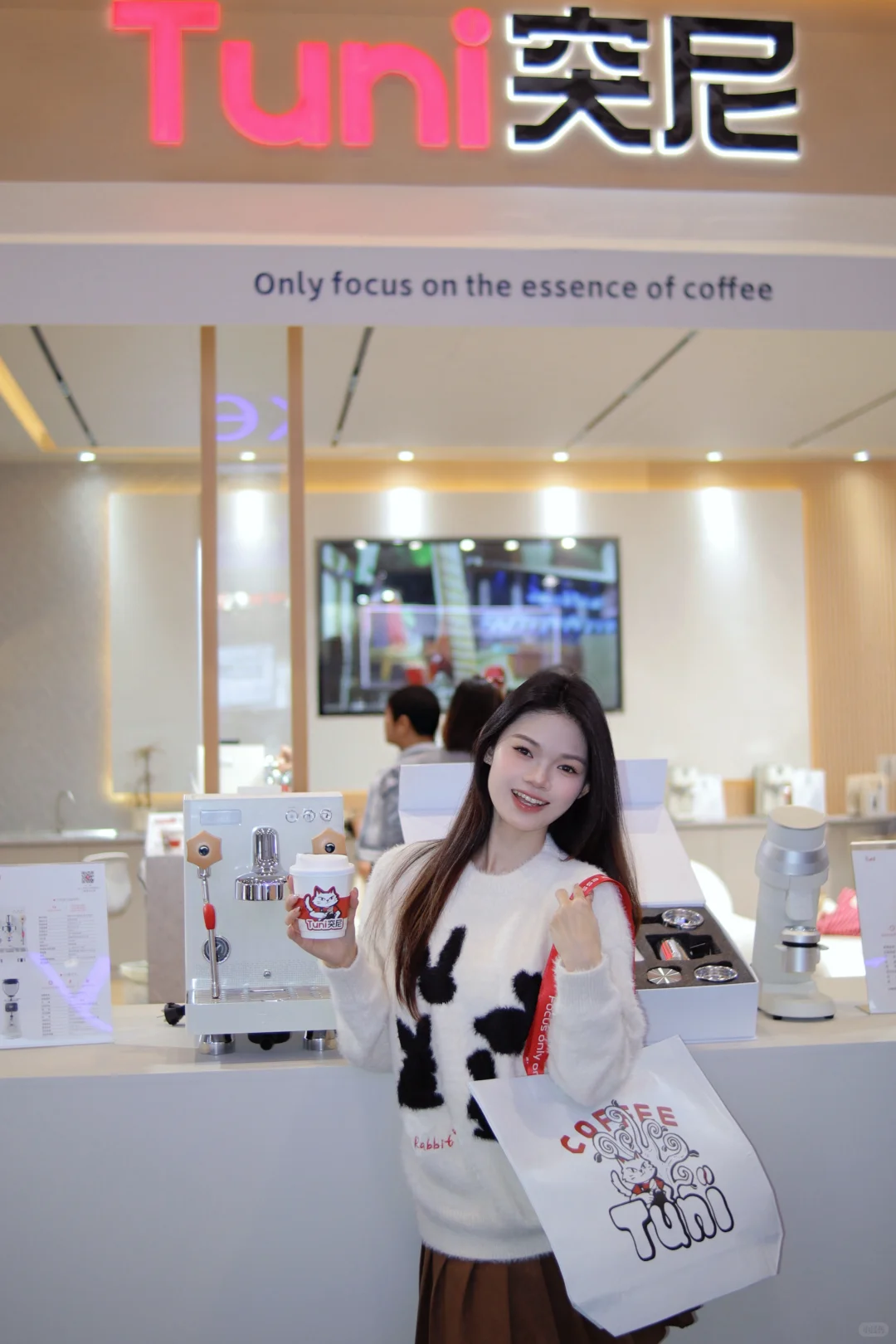 在深圳咖啡展❗️终于喝上亲手做的咖啡啦☕️