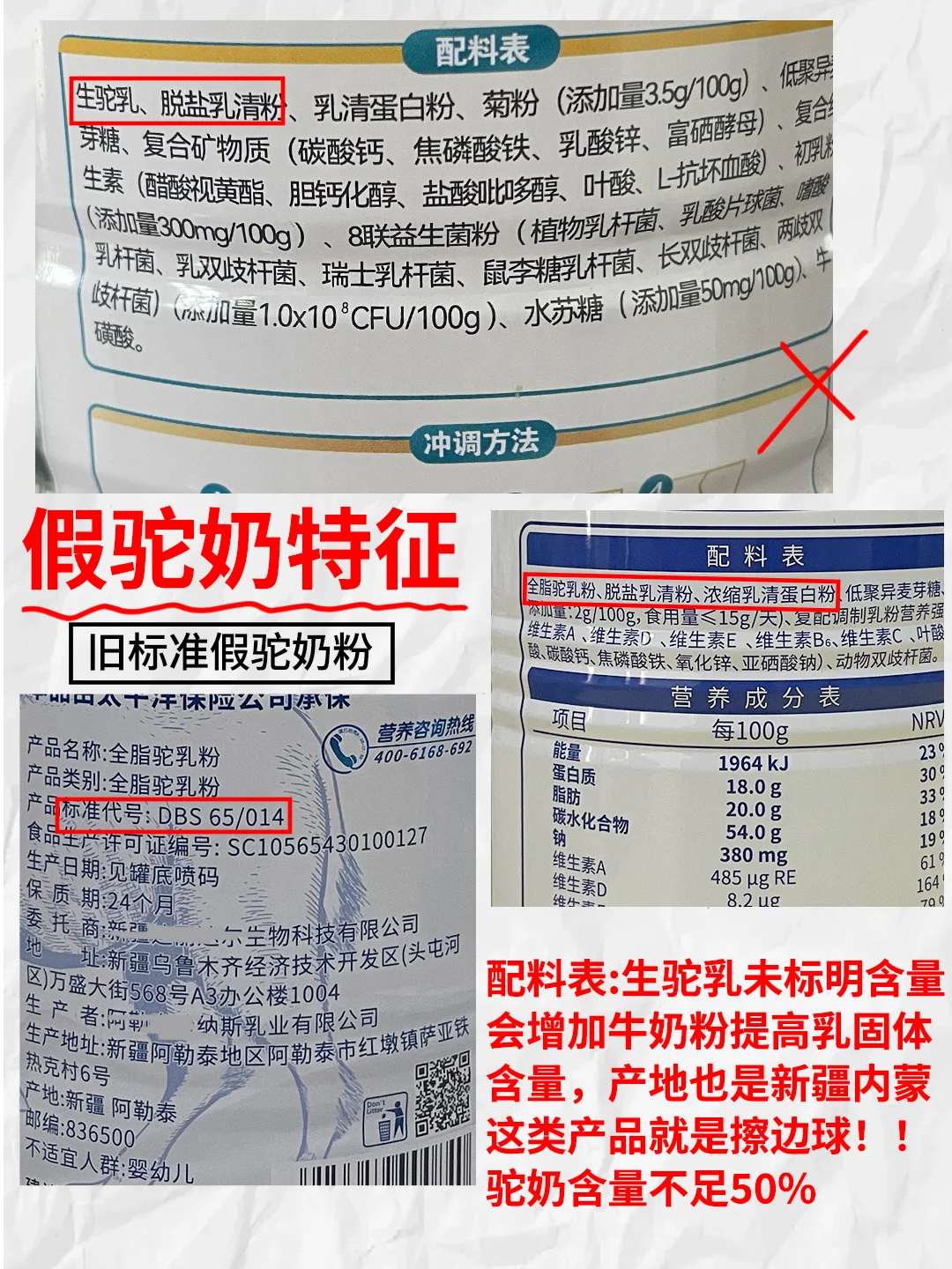 驼奶粉中老年骗局——千万不要再买假驼奶了