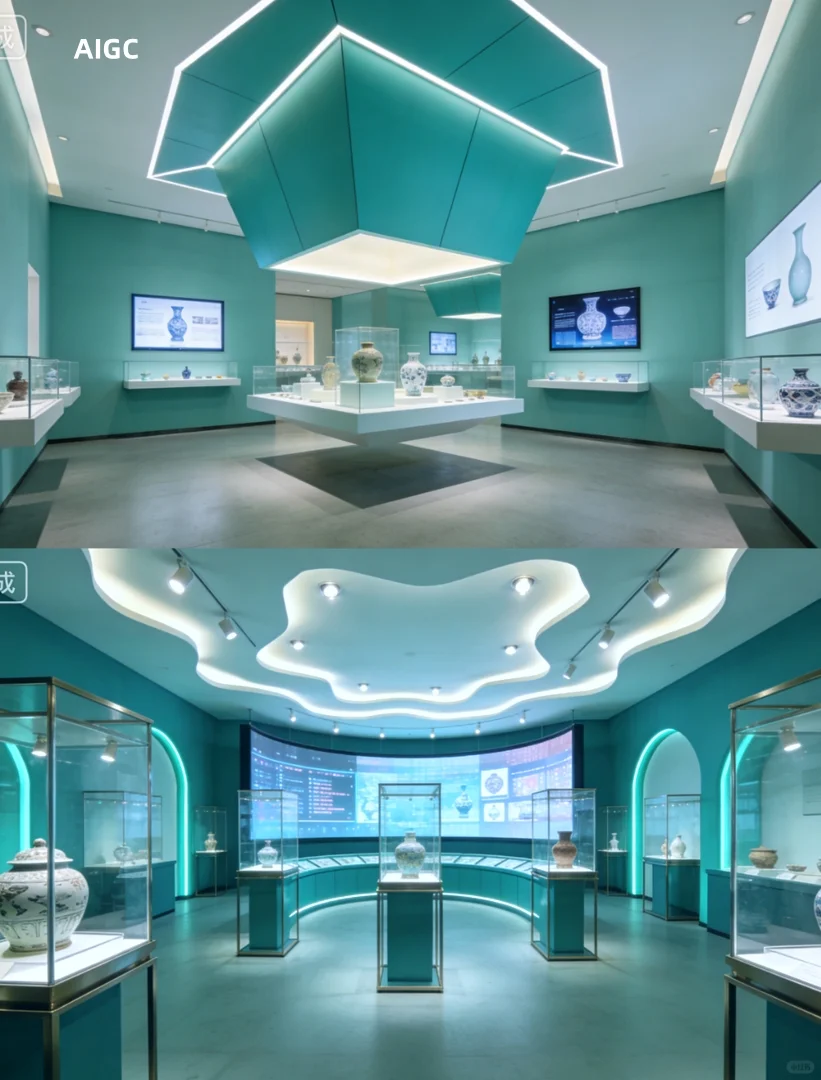 陶瓷文化展览·展览设计 | 主题展厅展示