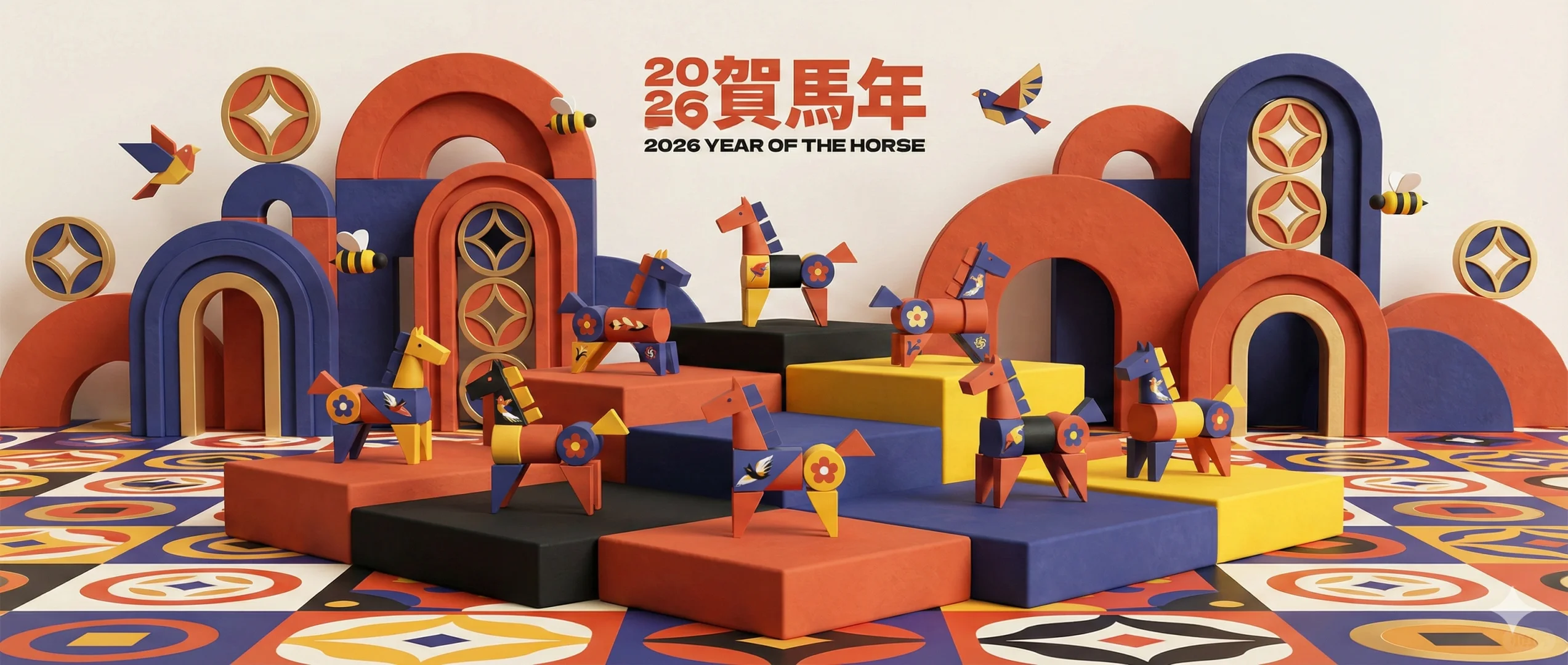 如何制作马年文创美陈展？吼吼看！