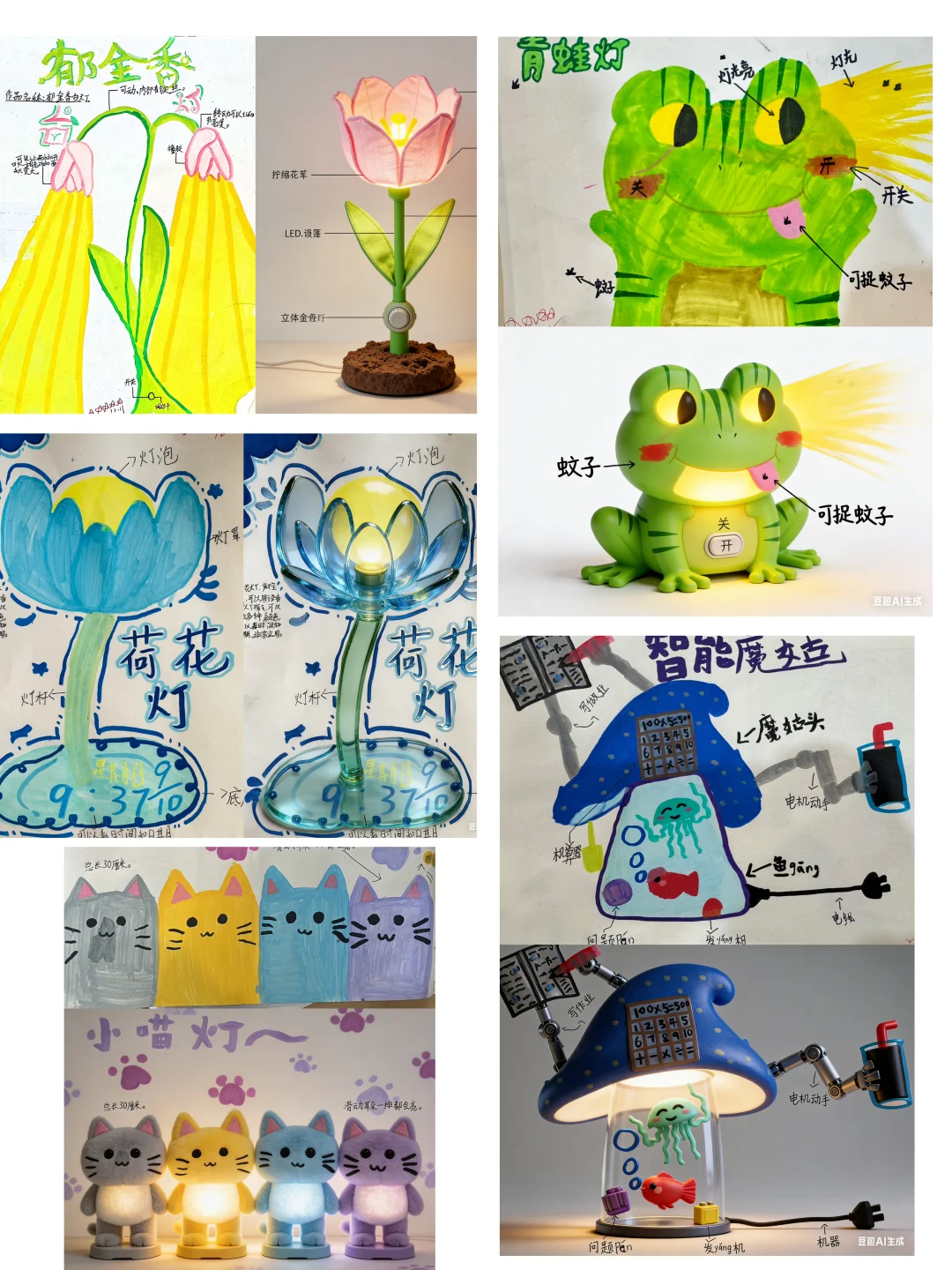 作品展：创意台灯设计展✨