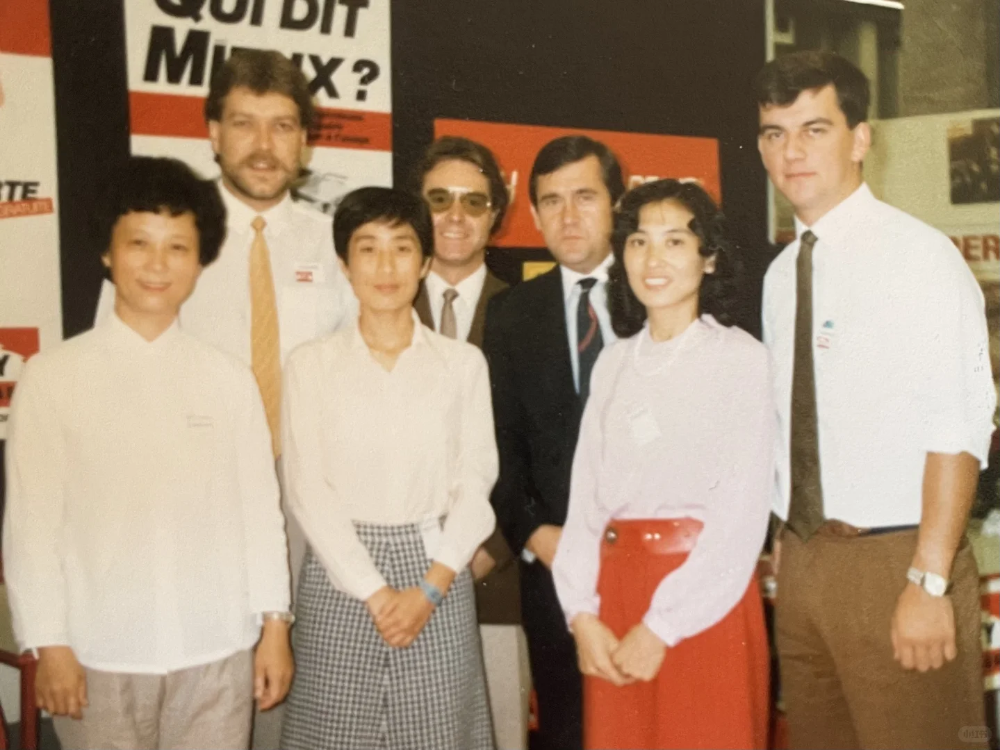 法国国际展览会与德国客户一起