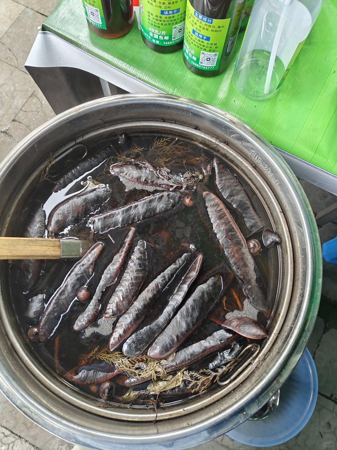 纯植物天然皂角洗发水