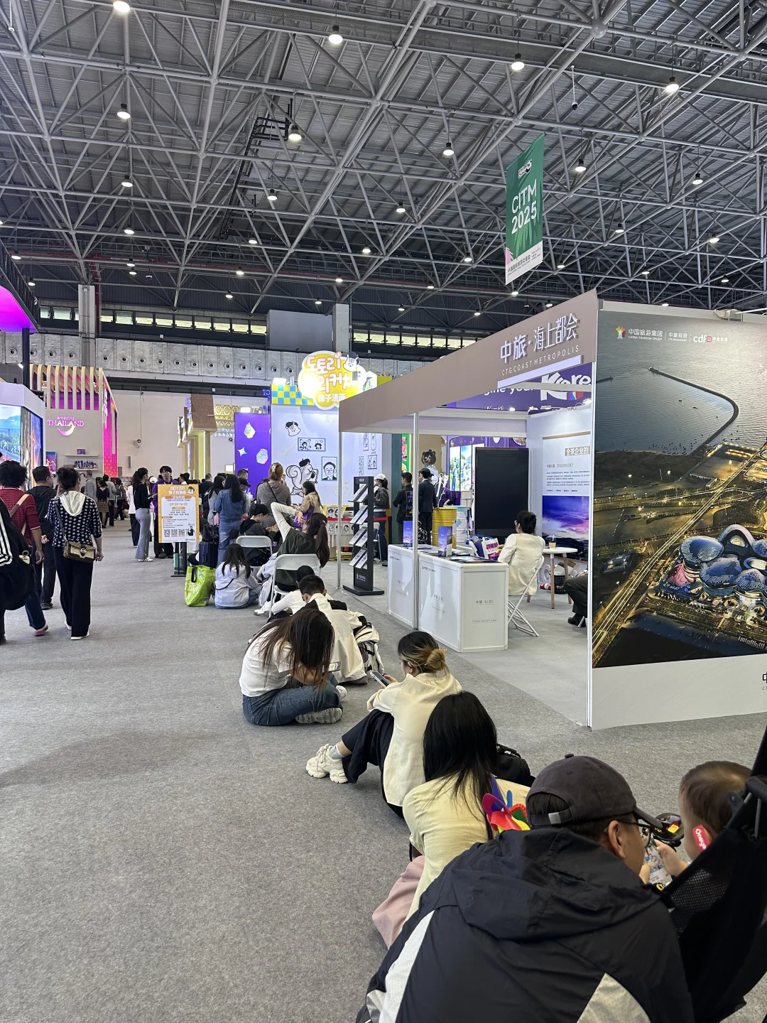 旅交会韩国馆大家都去了吗？漫画肖像绝了