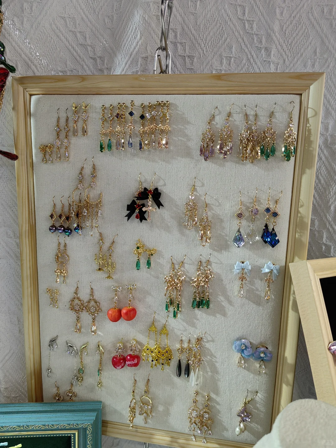 打卡美丽饰品展位