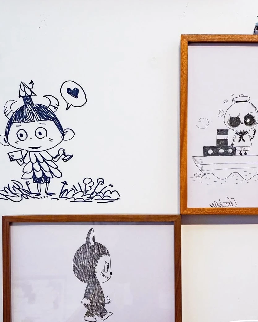 LABUBU 十周年巡展可以看到龙家升的手稿！