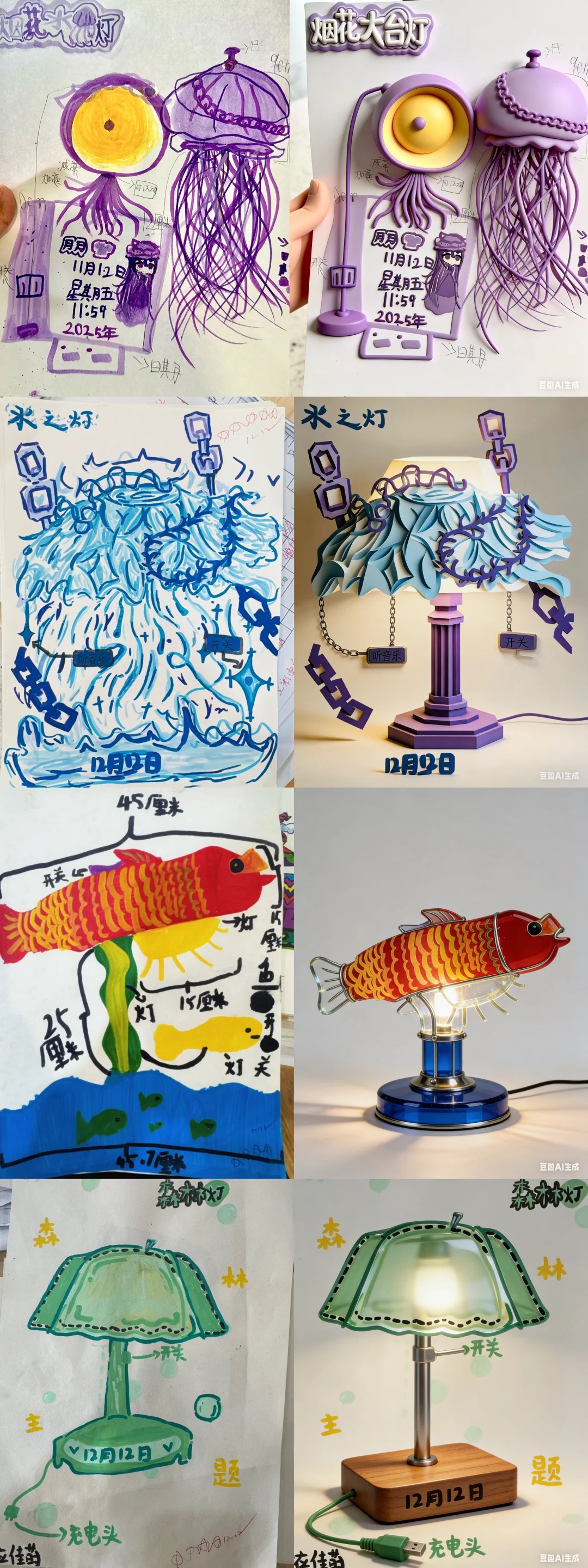 作品展：创意台灯设计展✨