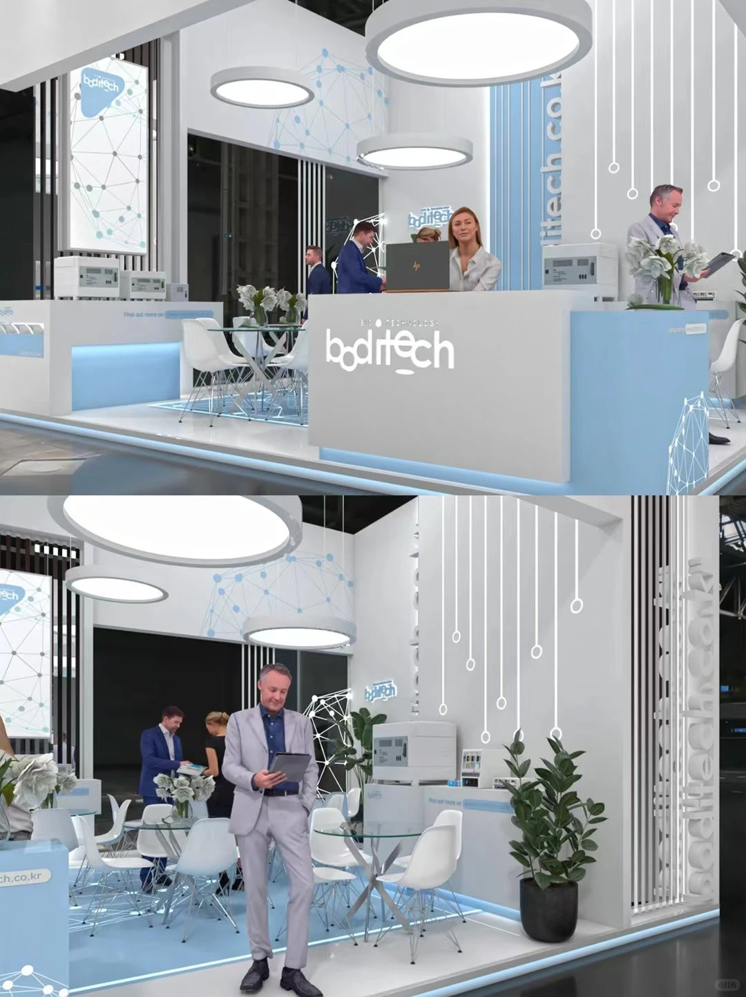 展位展厅设计效果 科技工业展览会⚙️