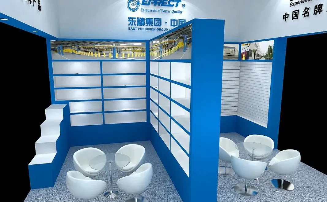 福建展位搭建｜工业风展位做出高级品牌感