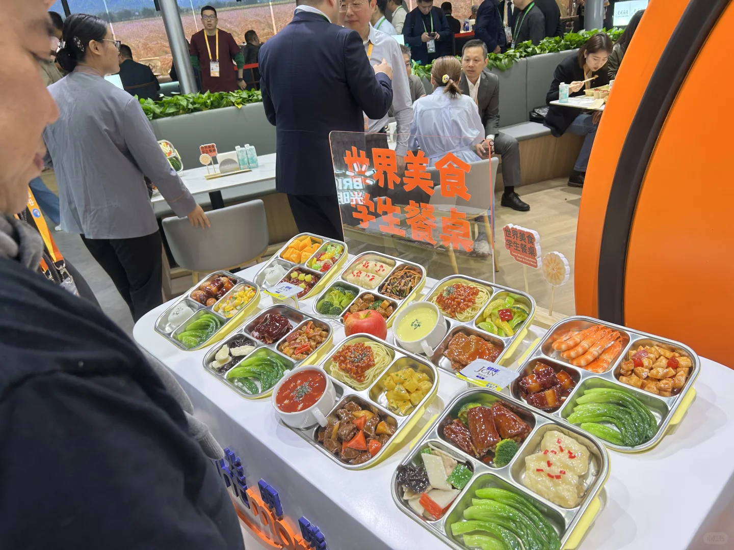 2025进博会 光明学生餐 康养餐模型