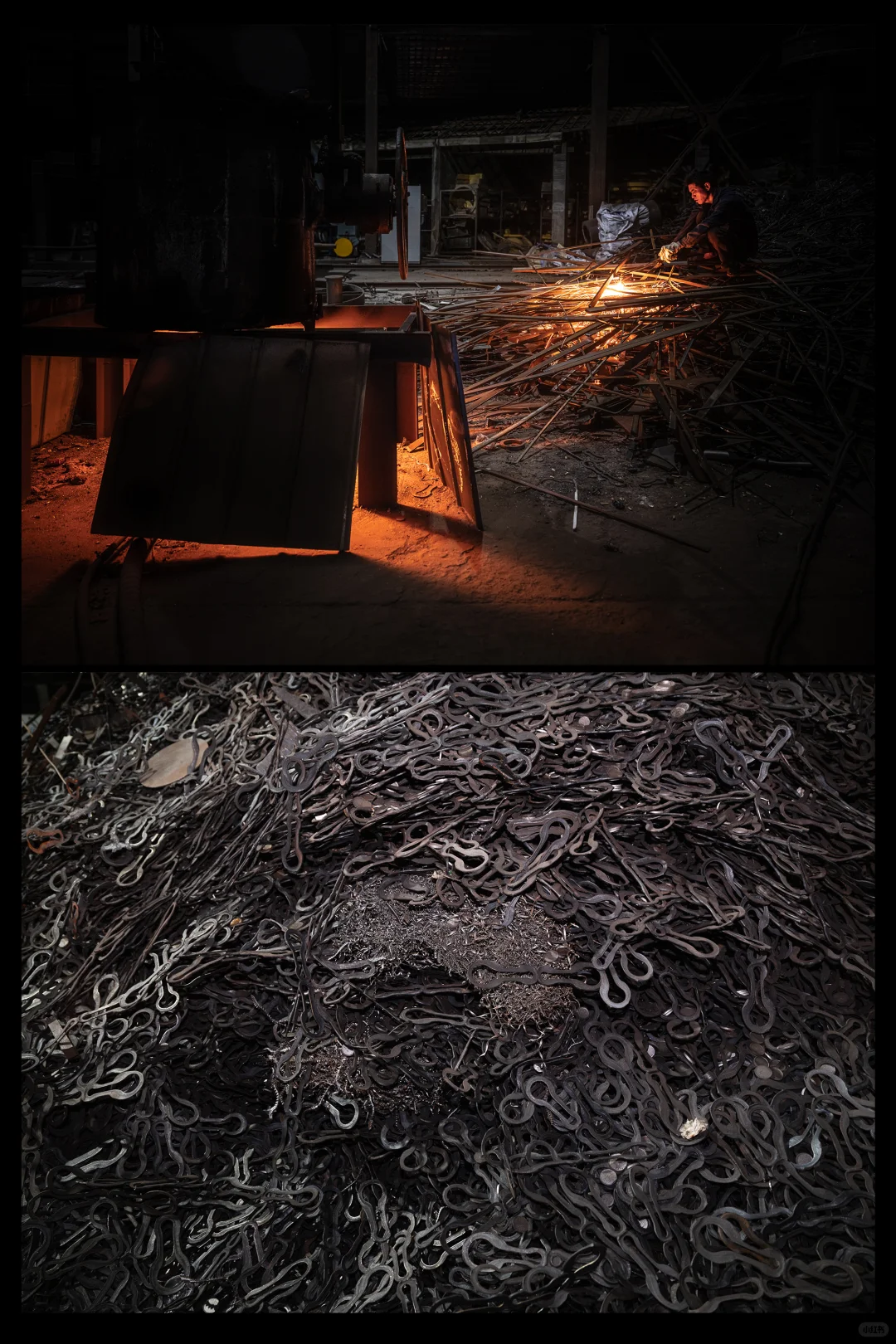 铁与火的碰撞-凌晨两点的铸造车间