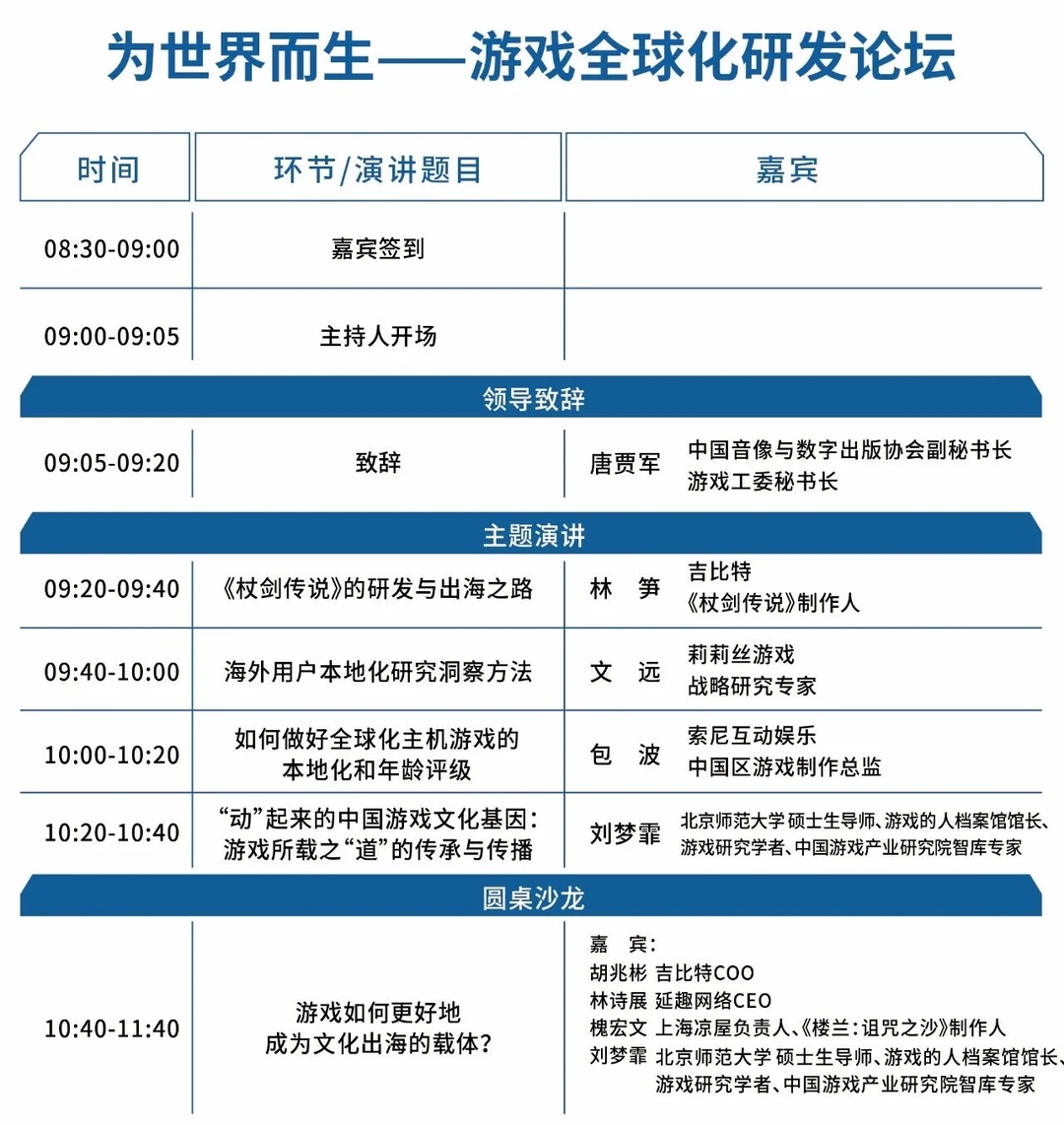 2025中国游戏产业年会12.17-18日程公布！