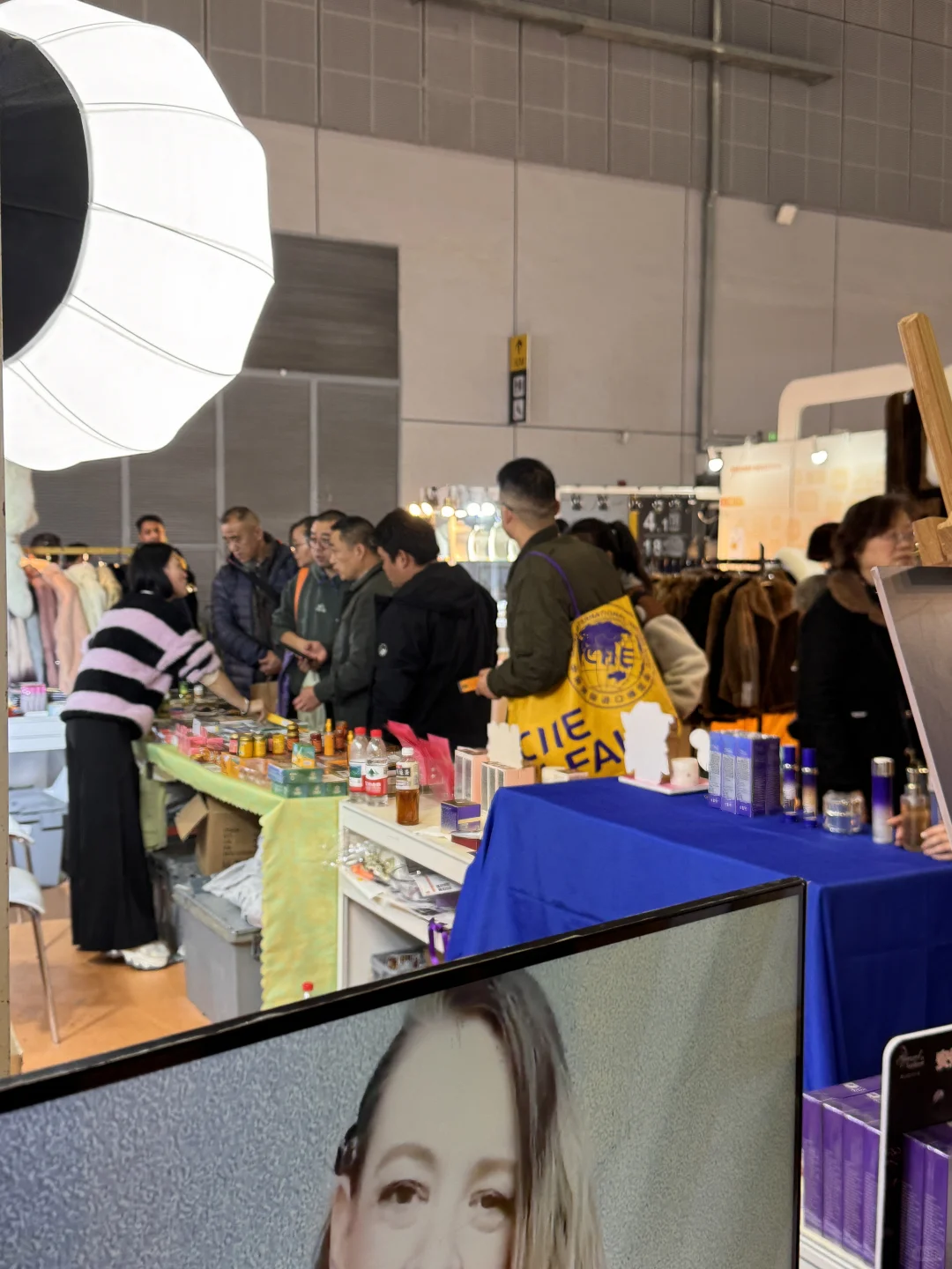 进博优品会澳洲歌莱妮展台