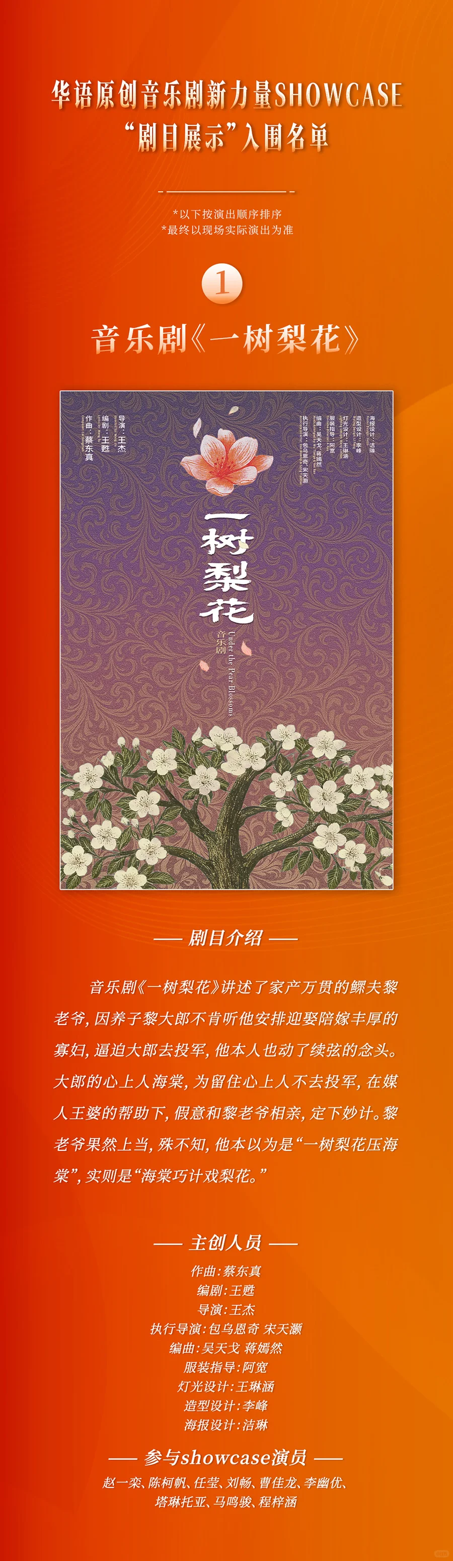 2025天桥音乐剧盛典！原创力量集结启幕?