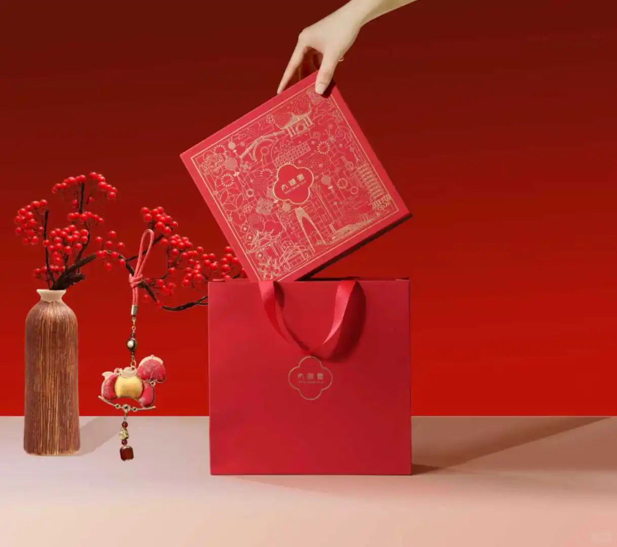 这新年礼盒装饰，您受得了么