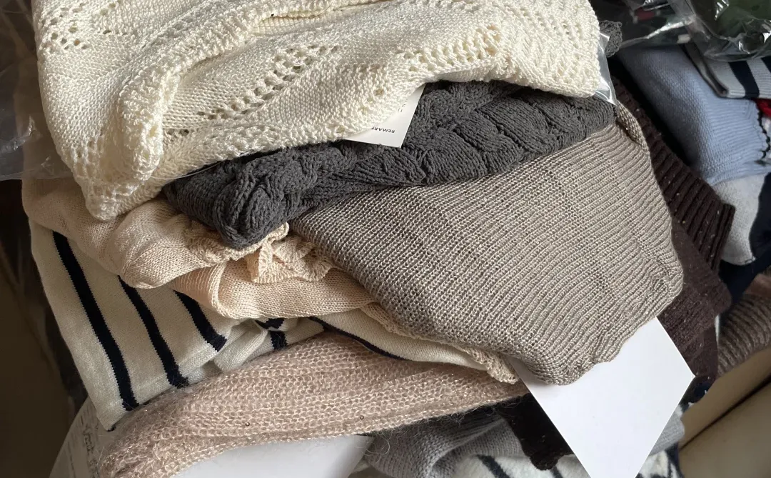 江苏南通毛衫外贸工厂 库存