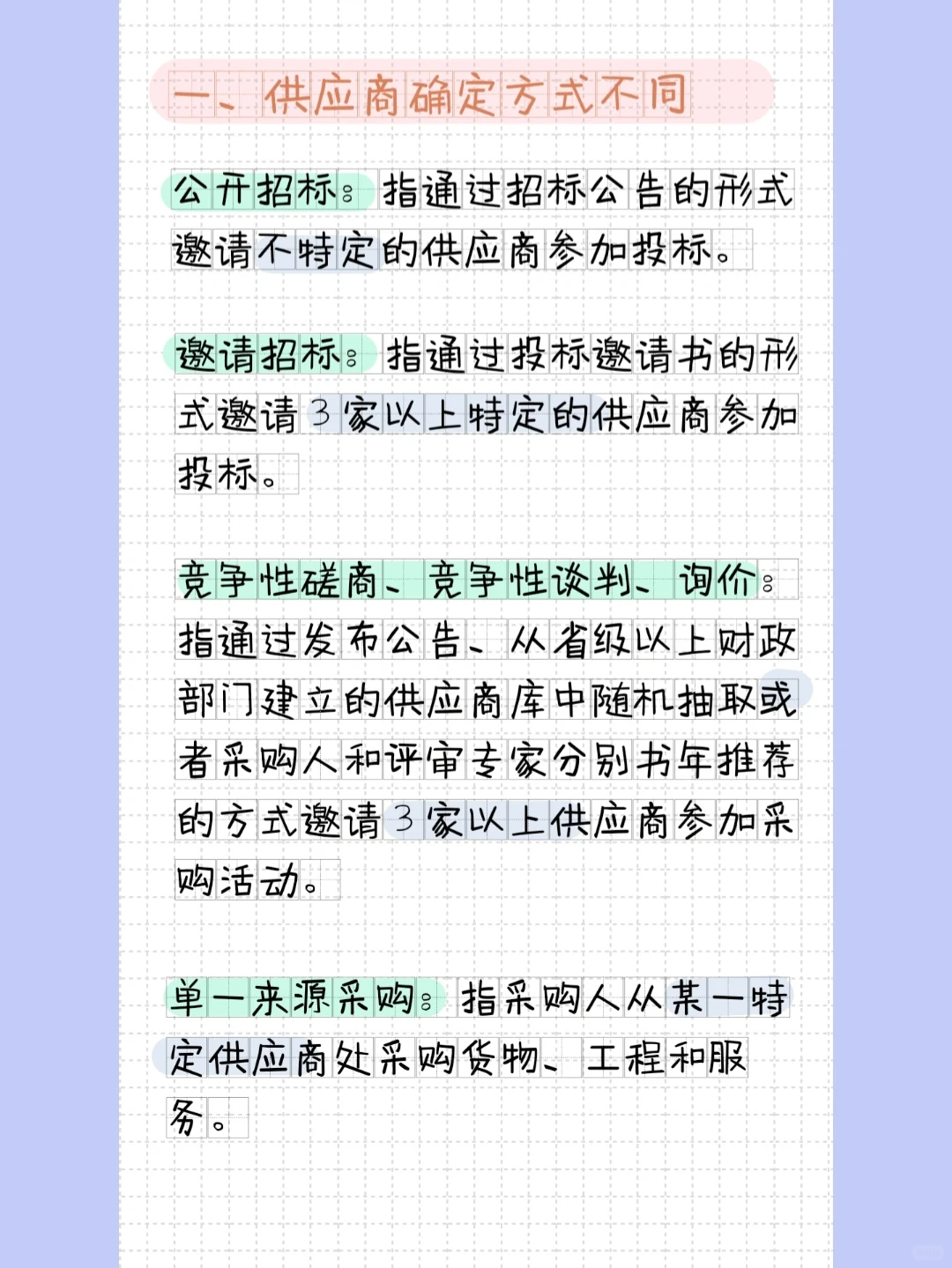 ✅“政府采购”的6种采购方式‼️?掌握