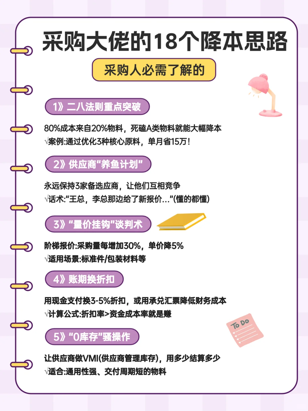 采购大佬的降本秘籍，学起来