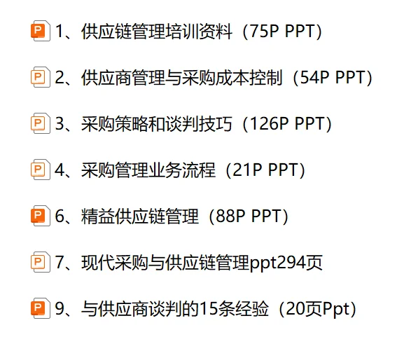 采购“核武器”让你“保命”的无敌资料