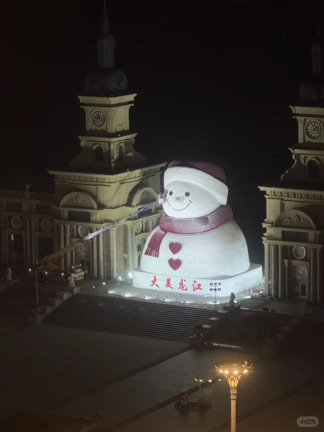 凌晨补妆的大雪人☺️☃️