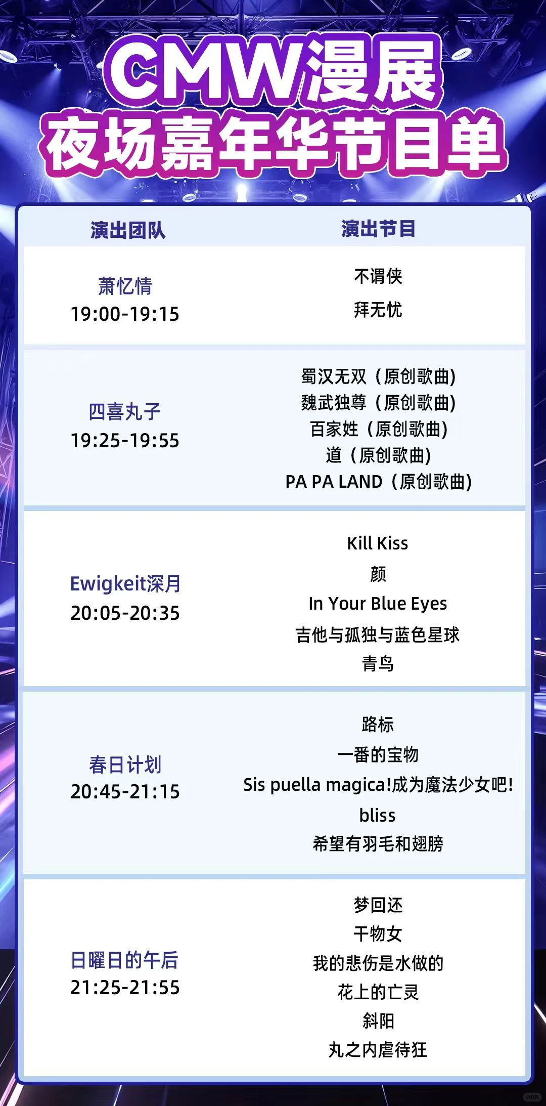 CMW夜场嘉年华正式官宣✨元旦也要保持富态