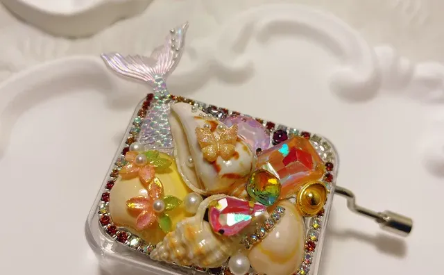 海洋贝壳音乐盒～接批发