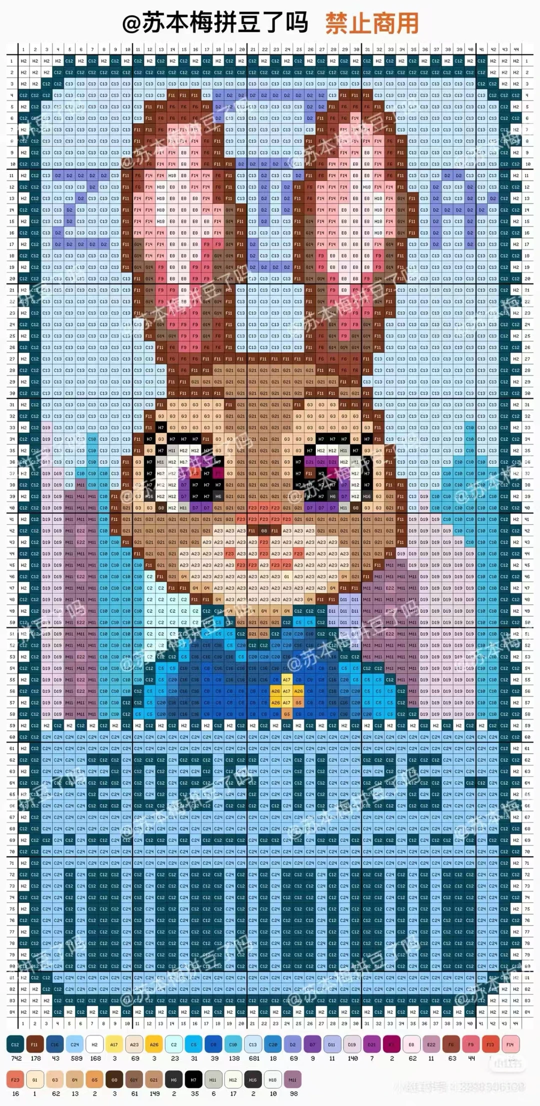 彼得兔拼豆拼豆拼豆！！！