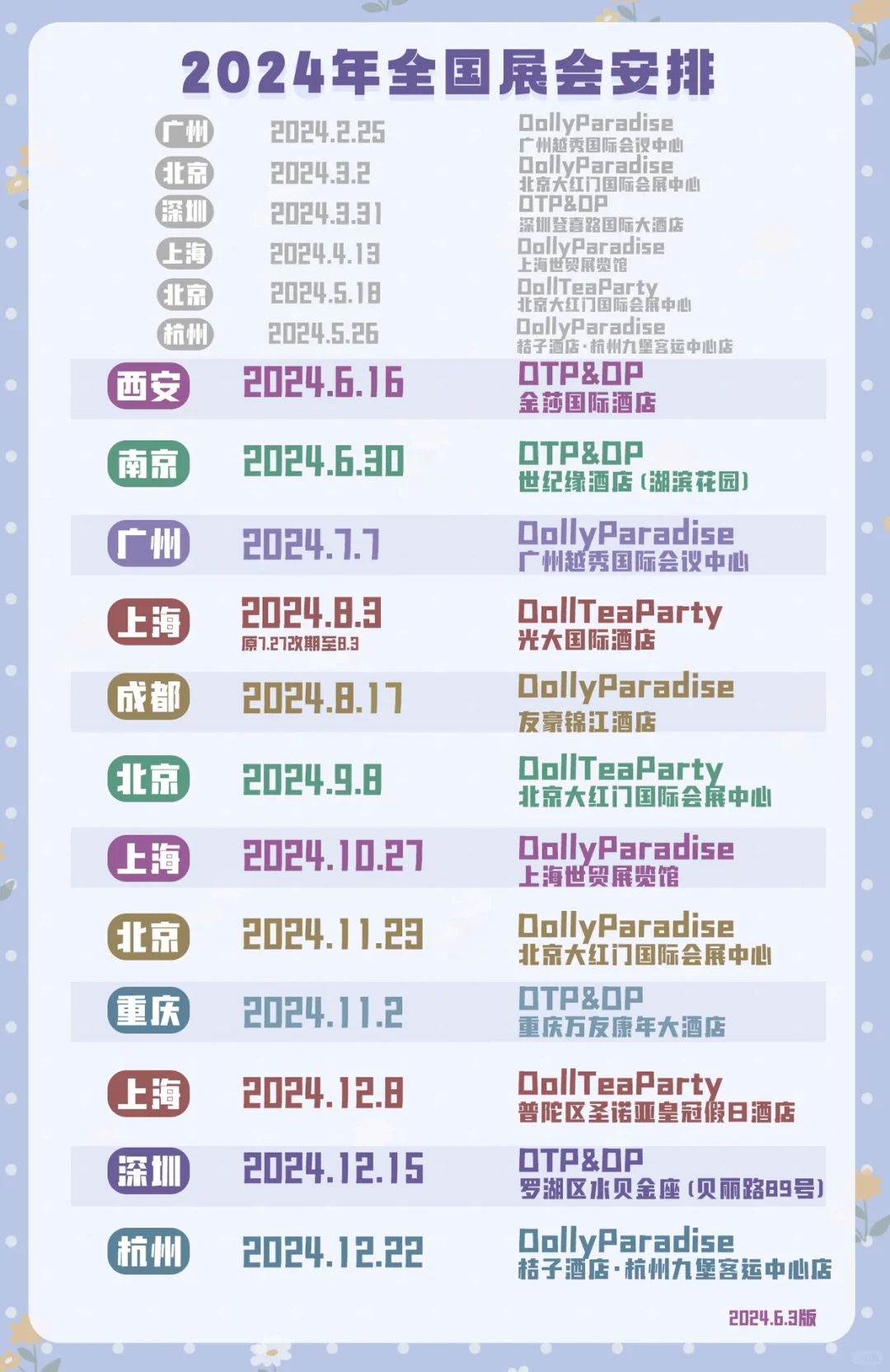 2024全国娃展安排来啦！